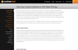 Casino.com bonuses