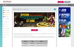 Slots.lv Bitcoin Bonus