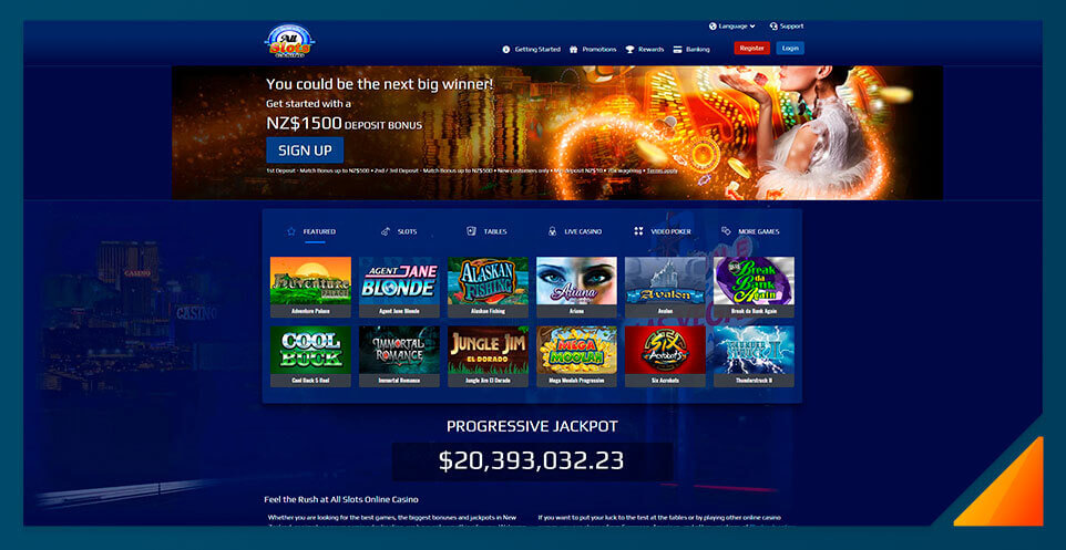 Image of All Slots Casinio New Zealand