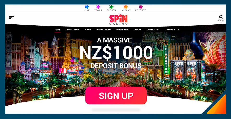 Image of Spin Casino New Zealand