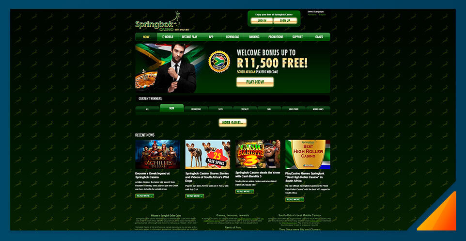 Image of South Africa Springbok Casino