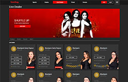 Image of Bodog Live Dealer Selection