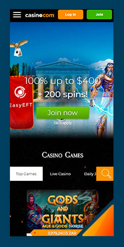 Image of Best Android Casino Casino.com