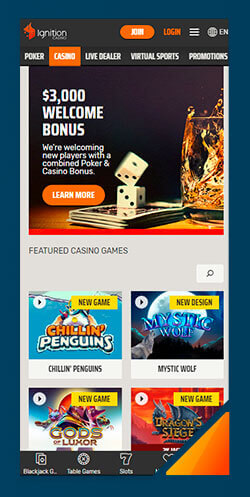 Image of Best Android Casino Ignition Casino