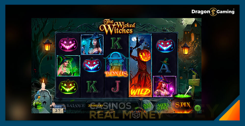 Image of Dragon Gaming Slot Game The Wicked Witches