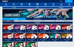 Image of Casino Games at BetUS