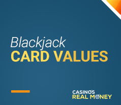 image of blackjack card values