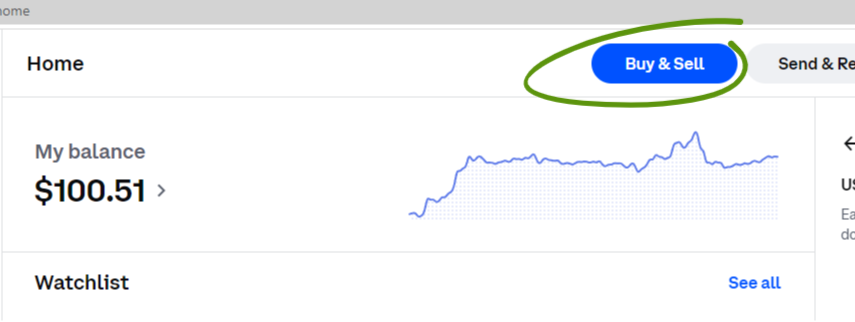 step 3 transfer funds or buy using fiat