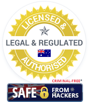 Licensed & Authorised, Legal & Regulated Australian Casinos. Criminal-Free and Safe from Hackers.