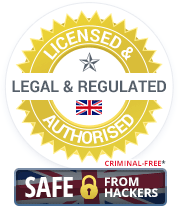 Licensed & Authorised, Legal & Regulated UK Casinos. Criminal-Free and Safe from Hackers.