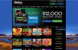 Yebo Casino printscreen 1