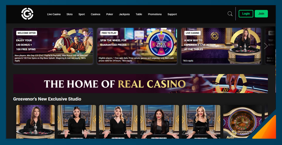 Image of grosvenor Casino united kingdom
