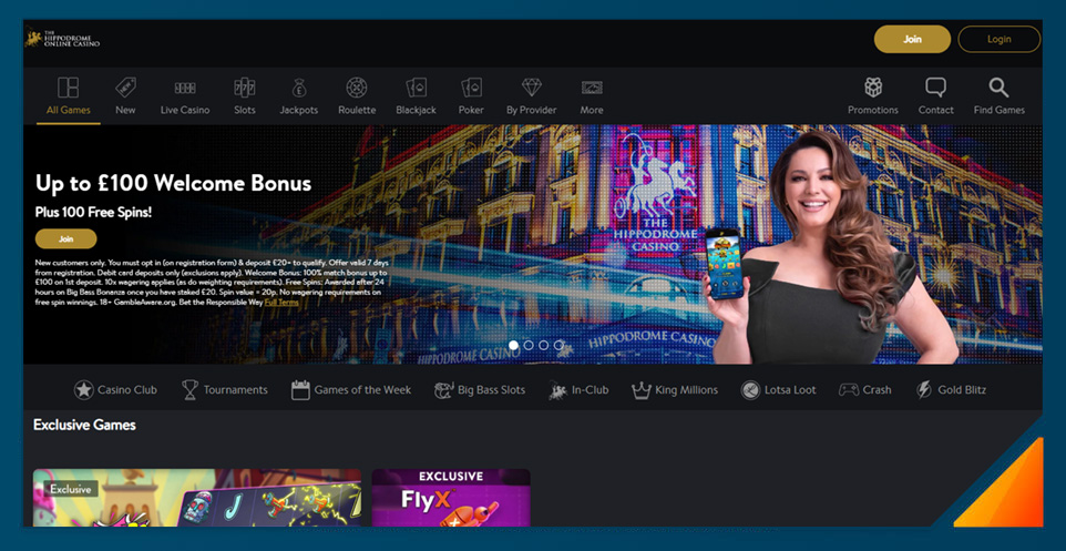 Image of hippodrome online casino united kingdom