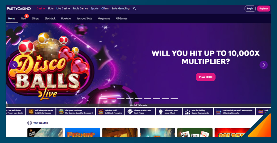 Image of party casino united kingdom