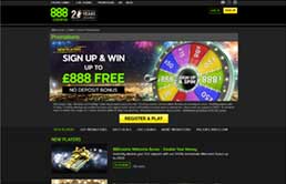 888 Casino printscreen 2